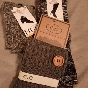 Bootie, over the knee socks, boot cuffs